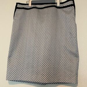 Calvin Klein Black and White Pencil Skirt Size 12